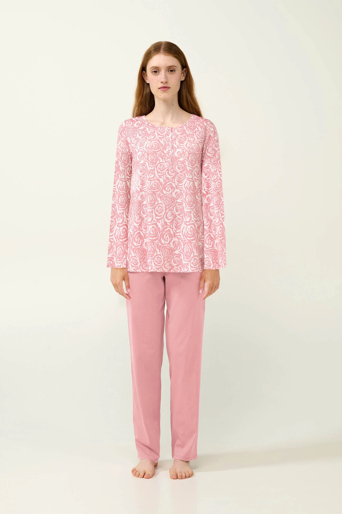 1_0304458817 Γυναικεία Χειμερινή Πυτζάμα Micromodal