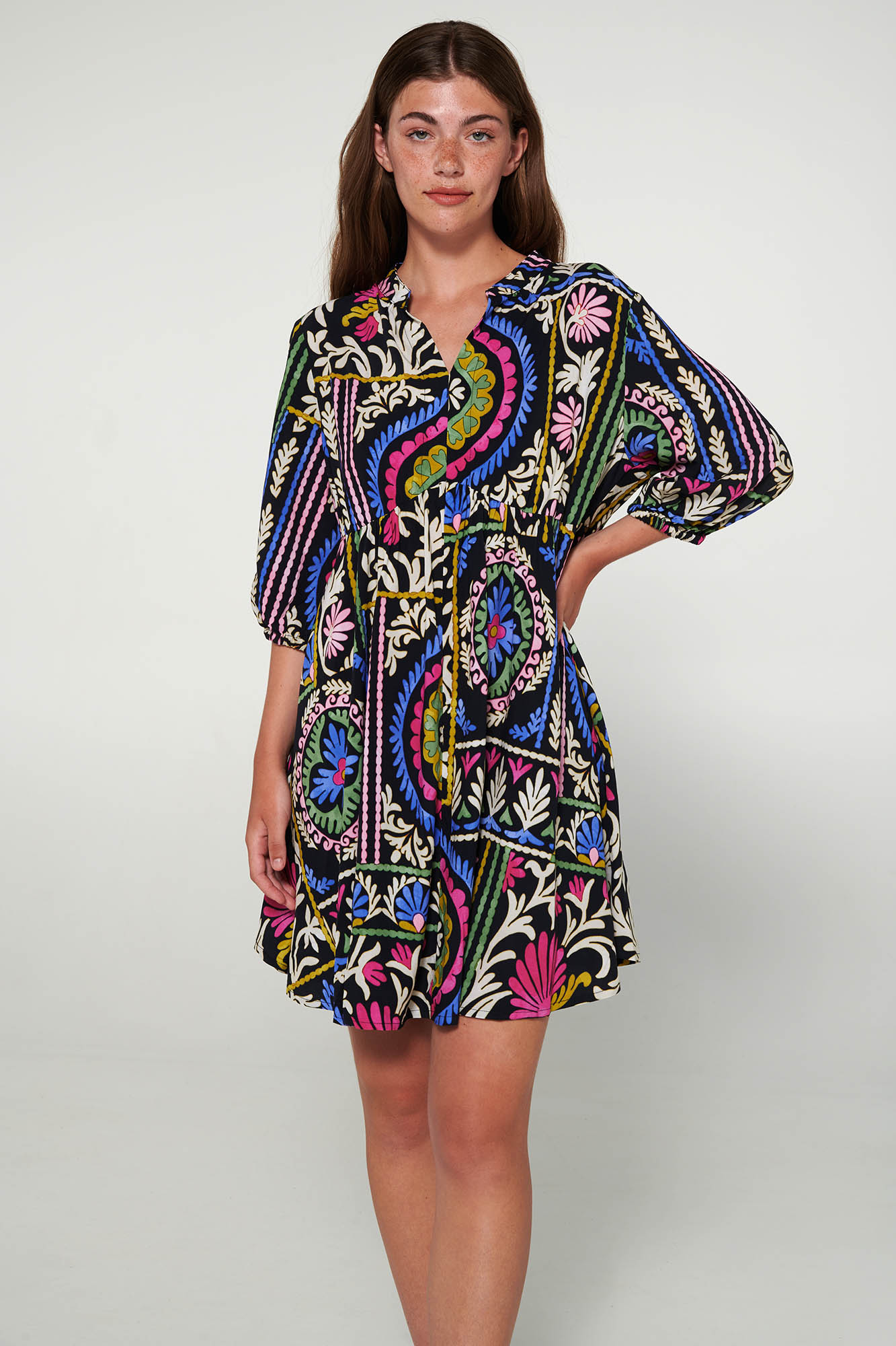 Φόρεμα με Κοντό Μανίκι