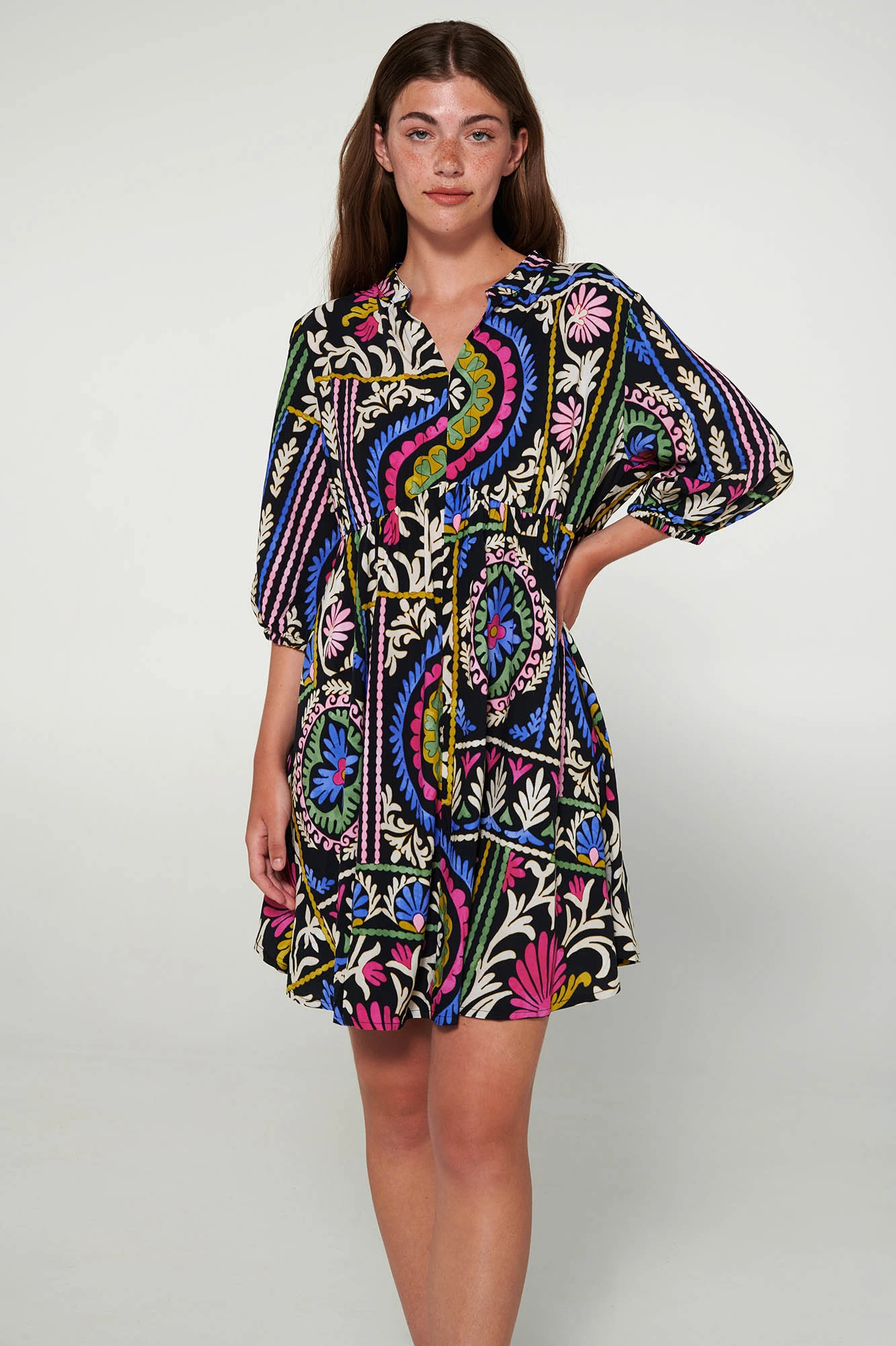 Φόρεμα με Κοντό Μανίκι