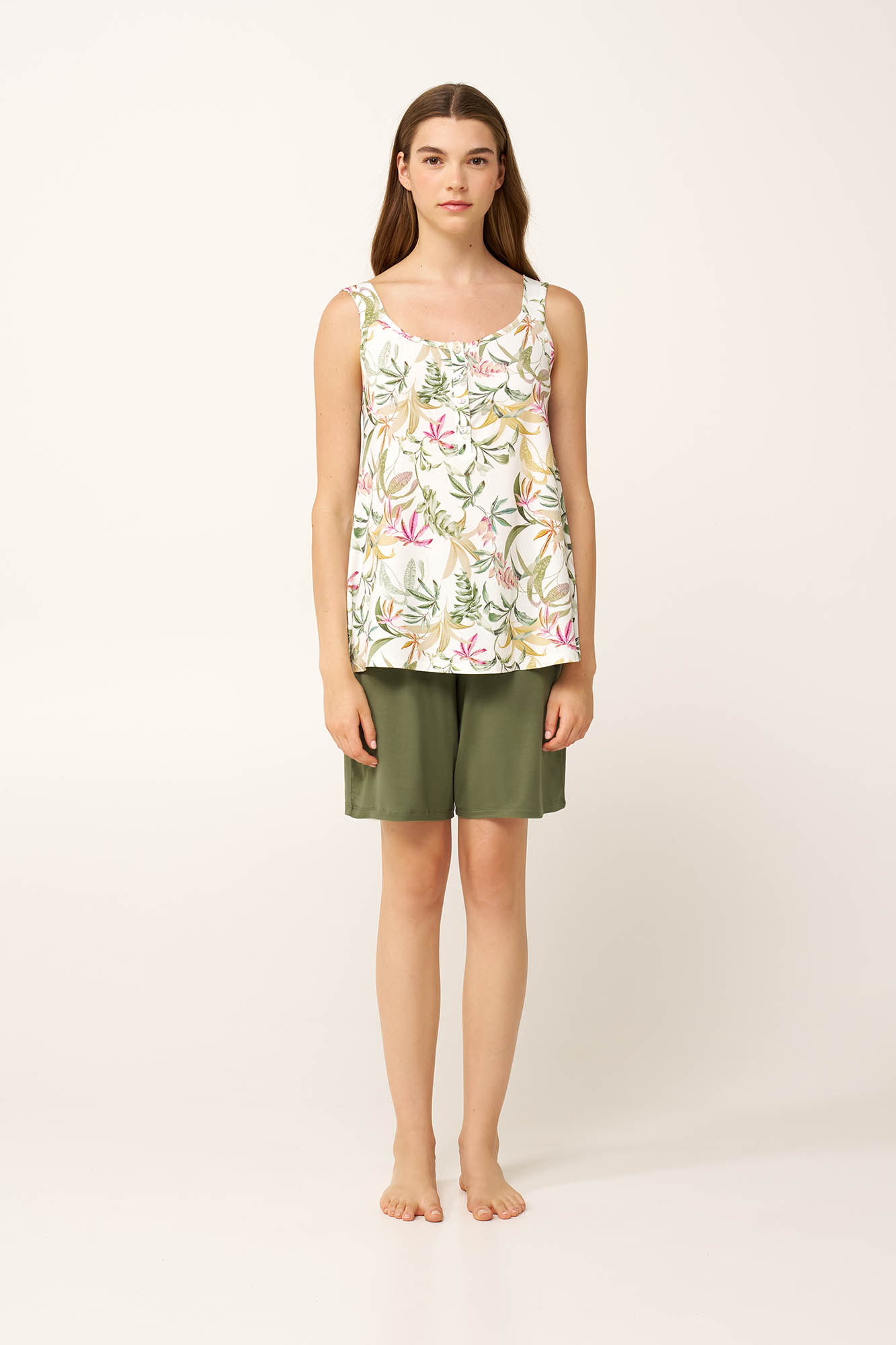 Γυναικεία Πυτζάμα Micromodal με Πατιλέτα