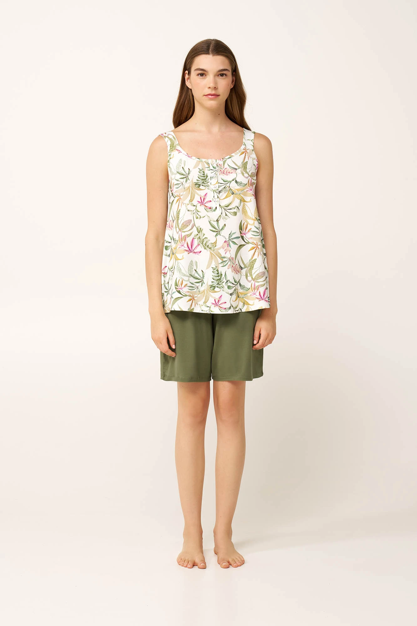 Γυναικεία Πυτζάμα Micromodal με Πατιλέτα