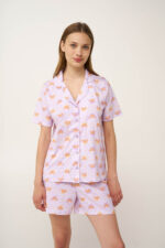 Γυναικεία Βαμβακερή Κουμπωτή Πυτζάμα