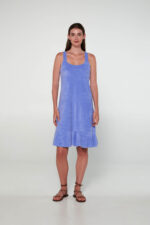 Μονόχρωμο Frottee Φόρεμα