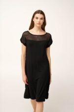 Καλοκαιρινό Viscose Φόρεμα με Mesh