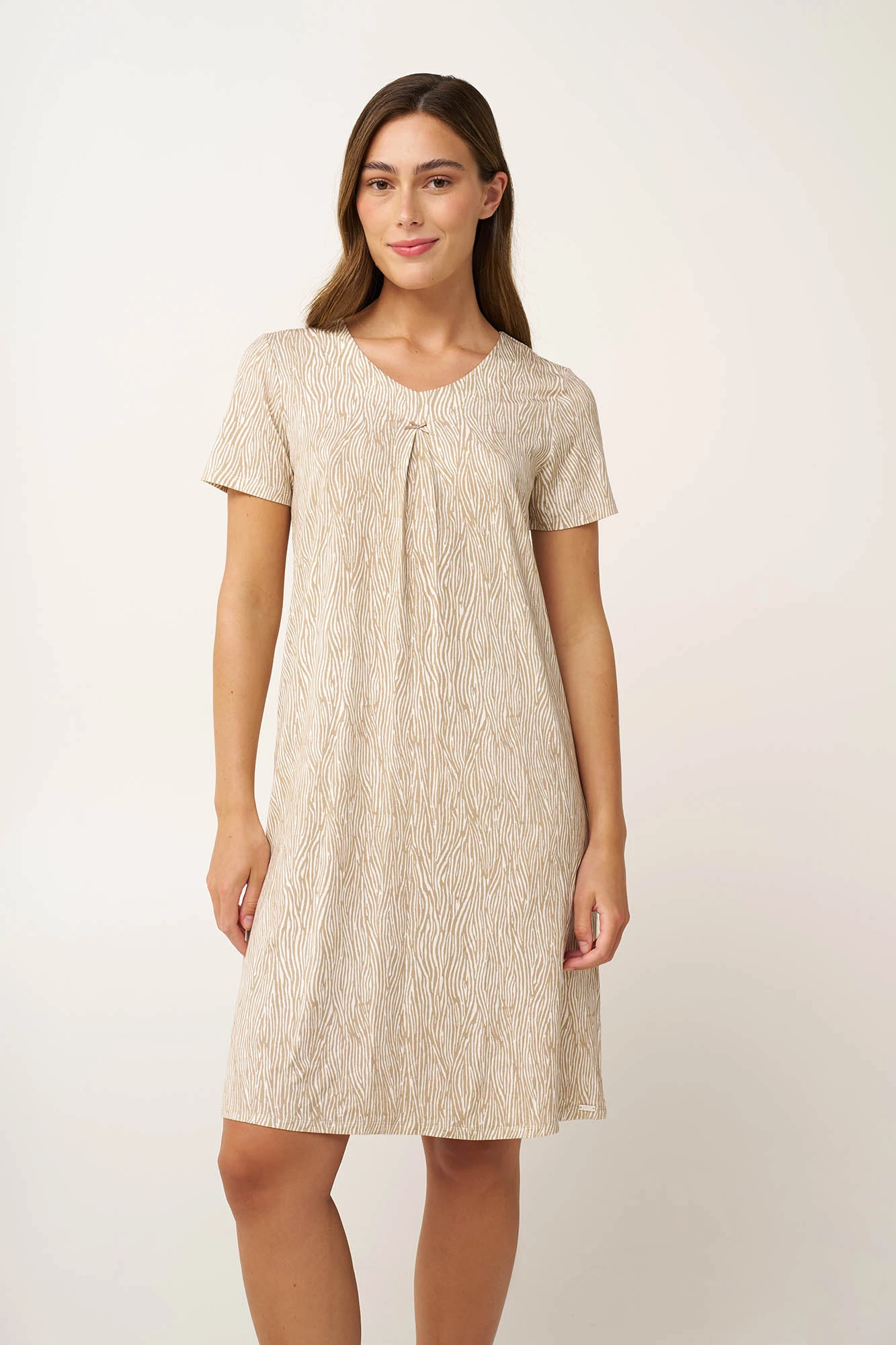 1_0386563560 Νυχτικό Micromodal με Πιέτα