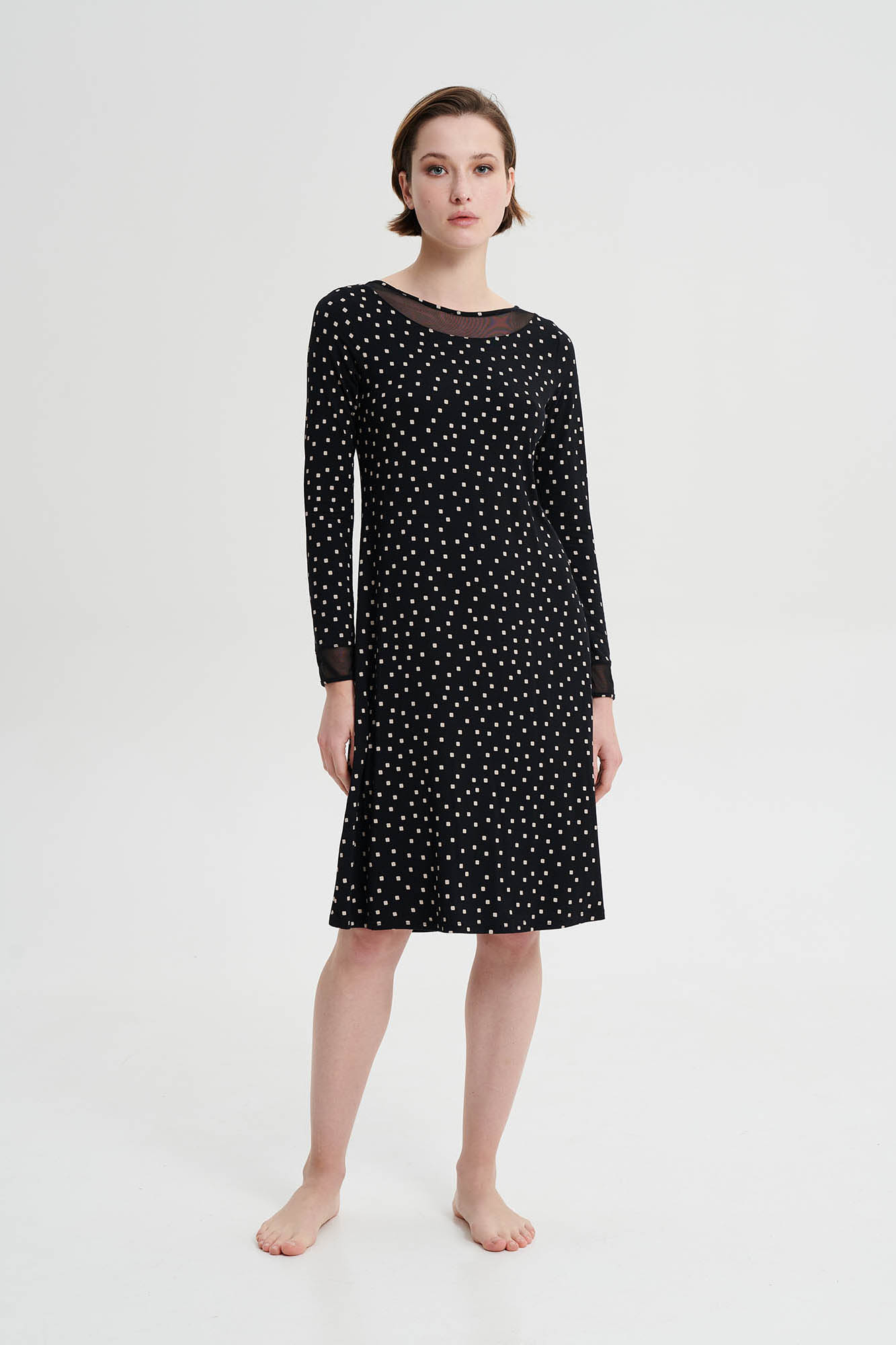 Νυχτικό με Μακρύ Μανίκι