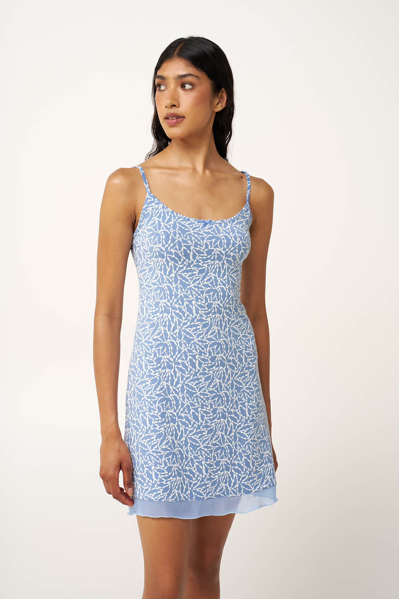 Νυχτικό Micromodal με Τιράντες