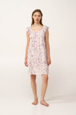 Φλοράλ Νυχτικό με Πατιλέτα