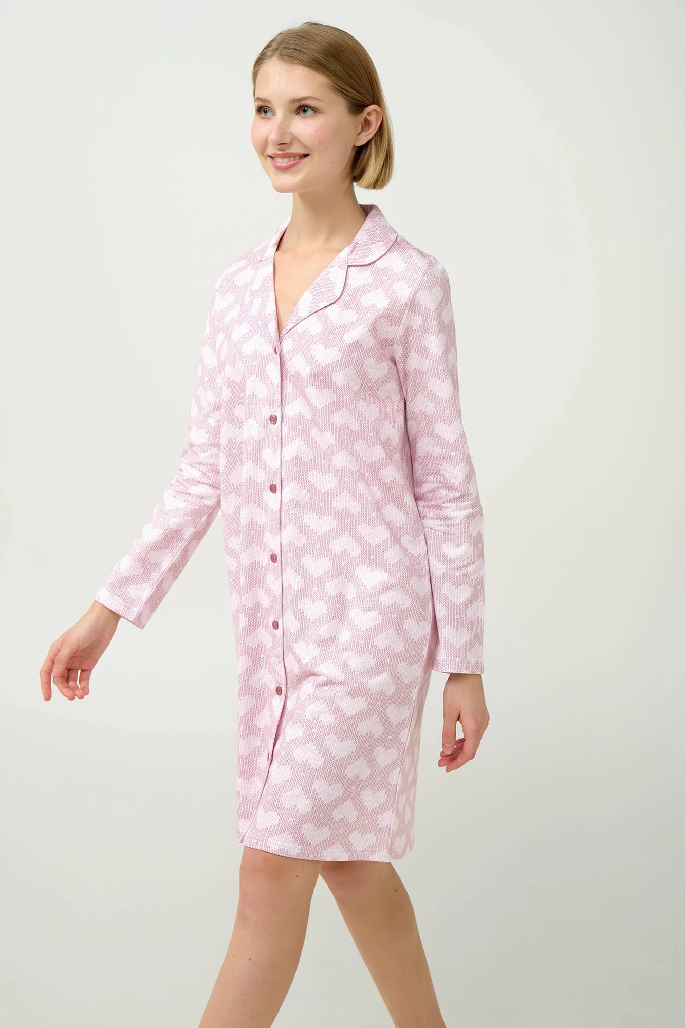 Χειμερινό Κουμπωτό Φουτερ Νυχτικό