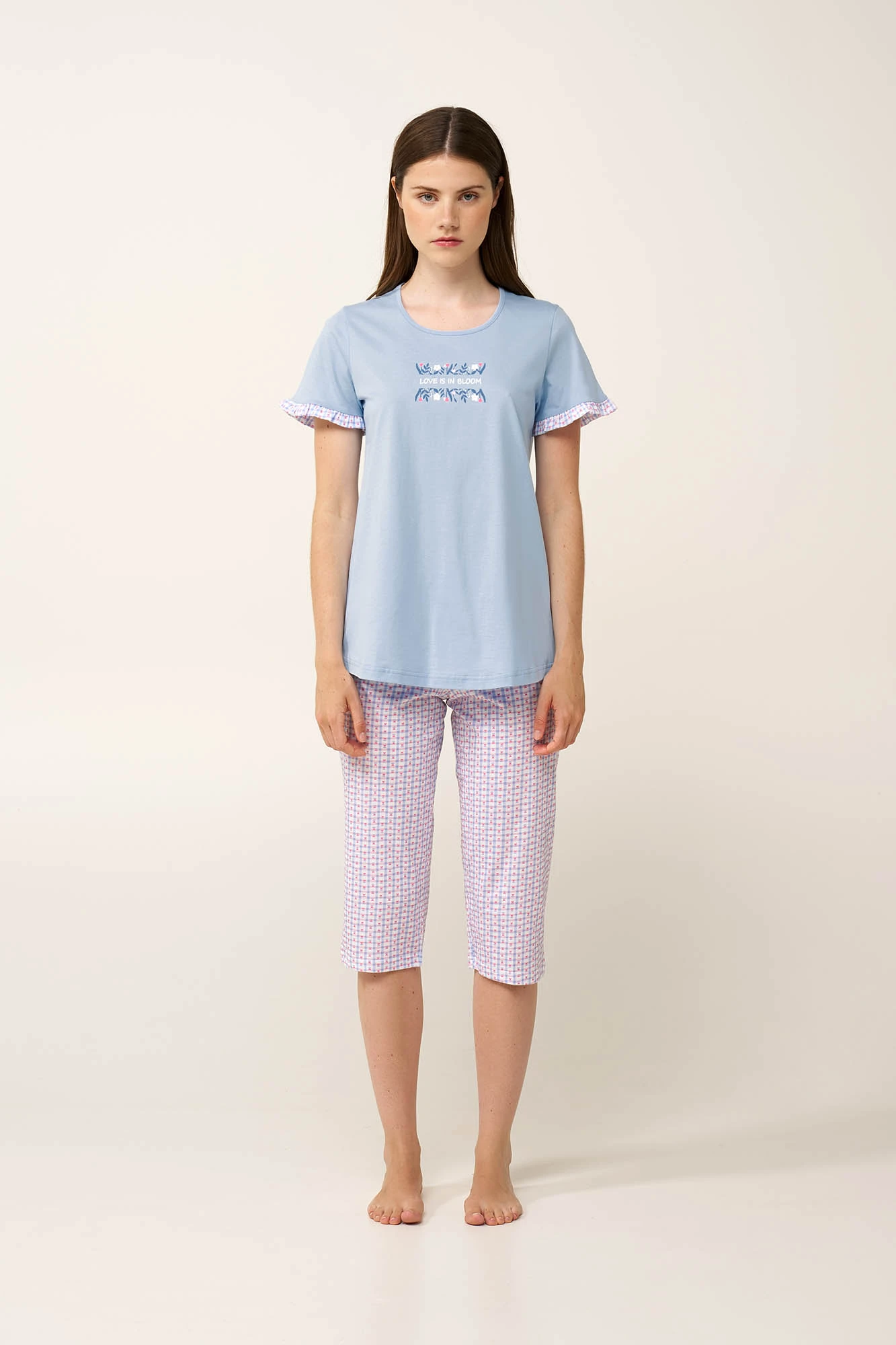 1_0457634789 Βαμβακερή Γυναικεία Πυτζάμα