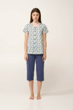 Γυναικεία Βαμβακερή Κουμπωτή Πυτζάμα