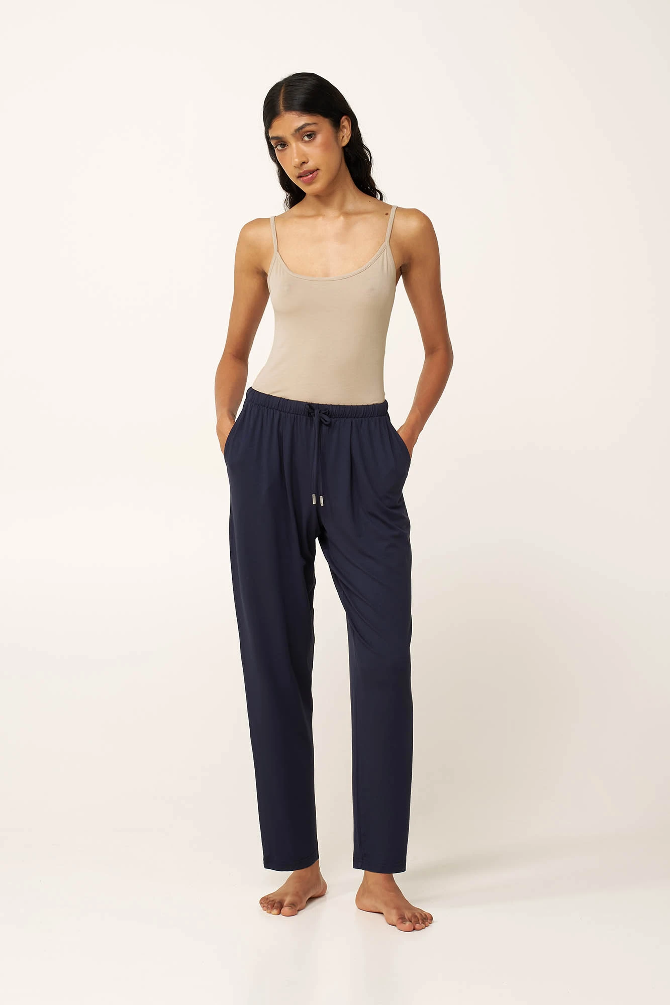 Γυναικείο Tapered Viscose Παντελόνι