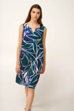 Ωκεάνιο Καλοκαιρινό Φόρεμα από Ποπλίνα