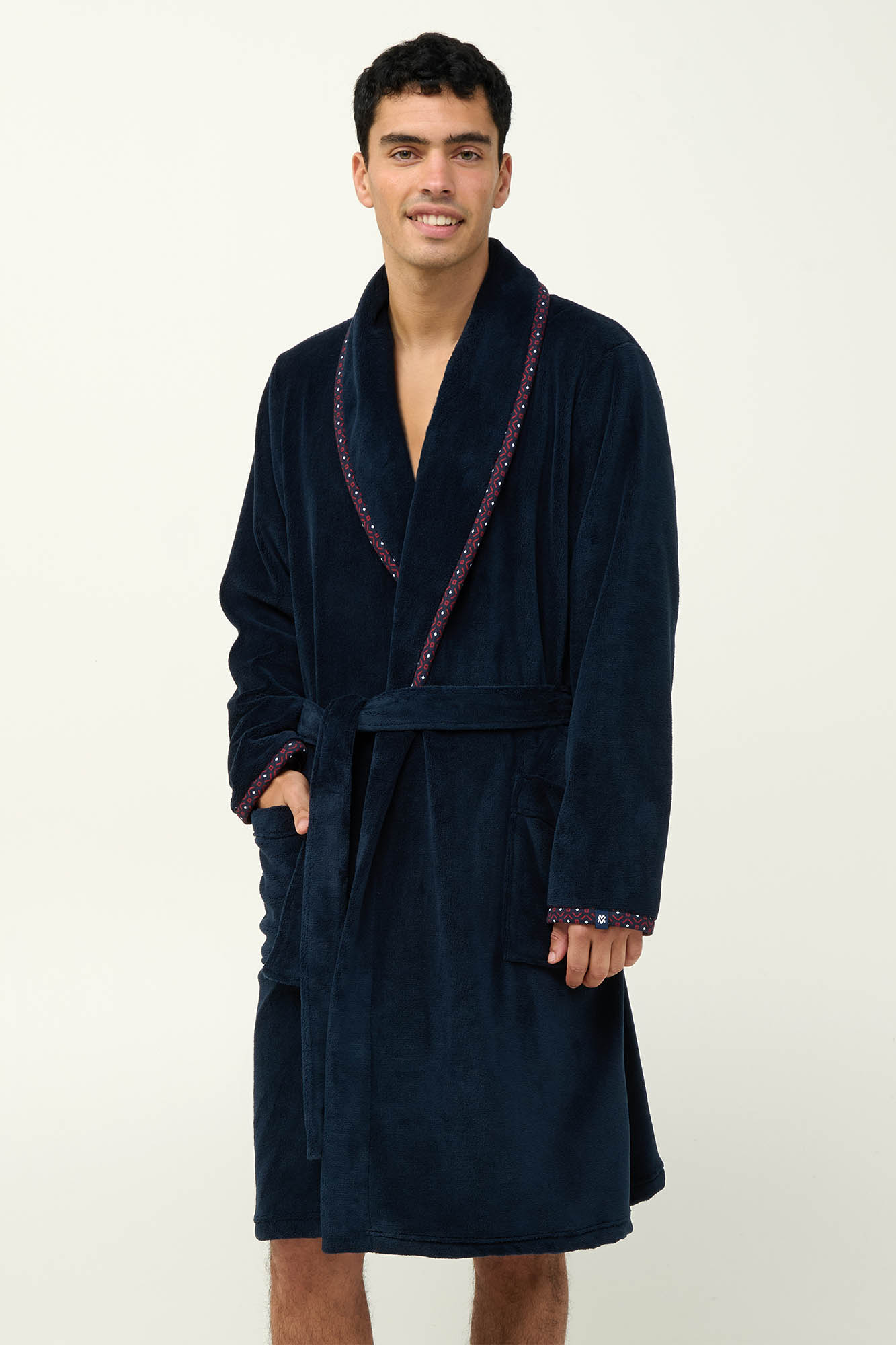 Μακριά Σταυρωτή Ανδρική Ρόμπα