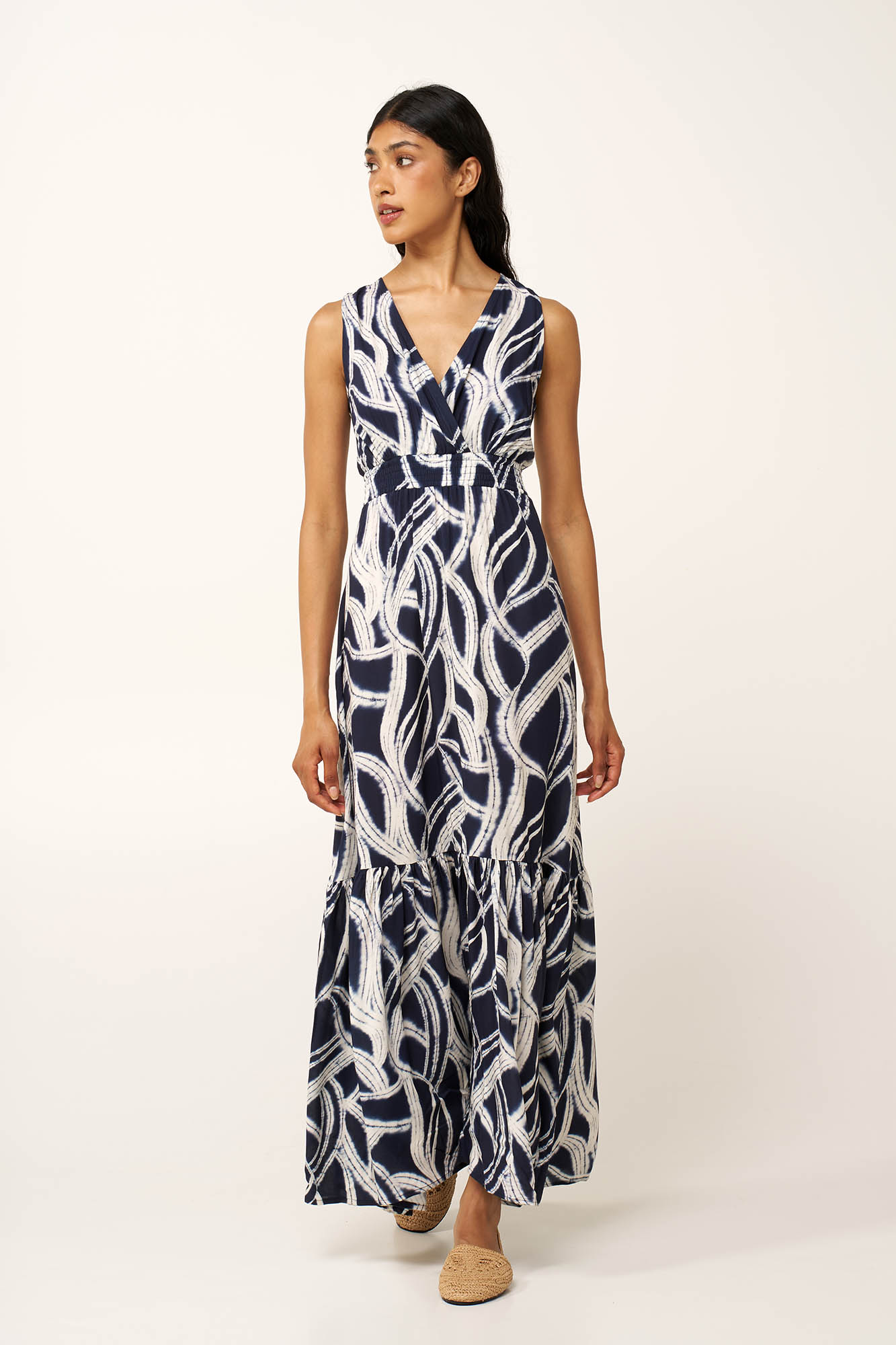 1_0527850419 Maxi Καλοκαιρινό Φόρεμα από Ποπλίνα - Image 1