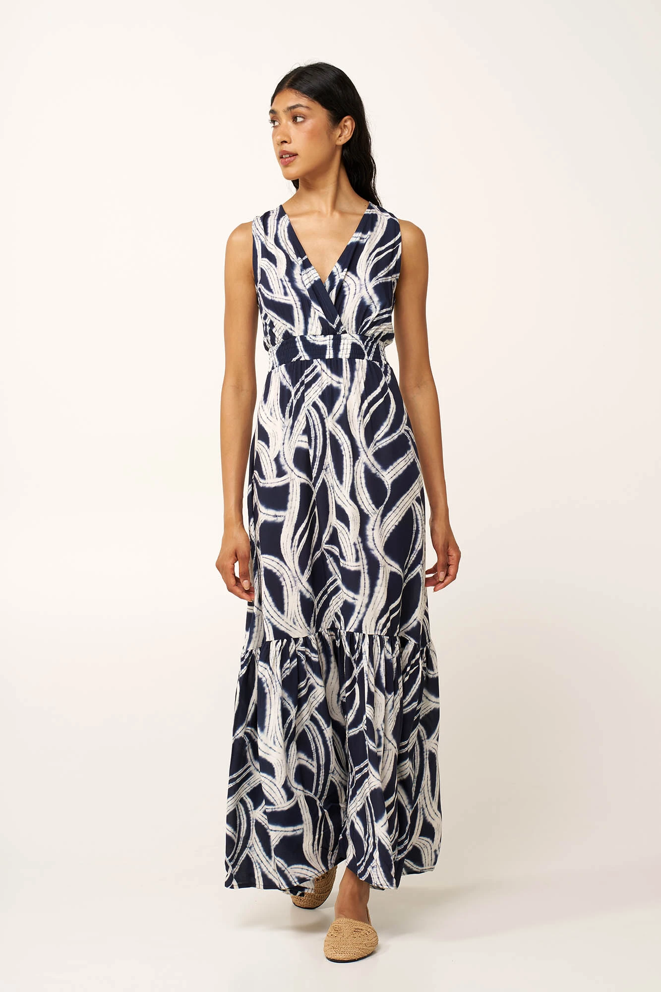 Maxi Καλοκαιρινό Φόρεμα από Ποπλίνα