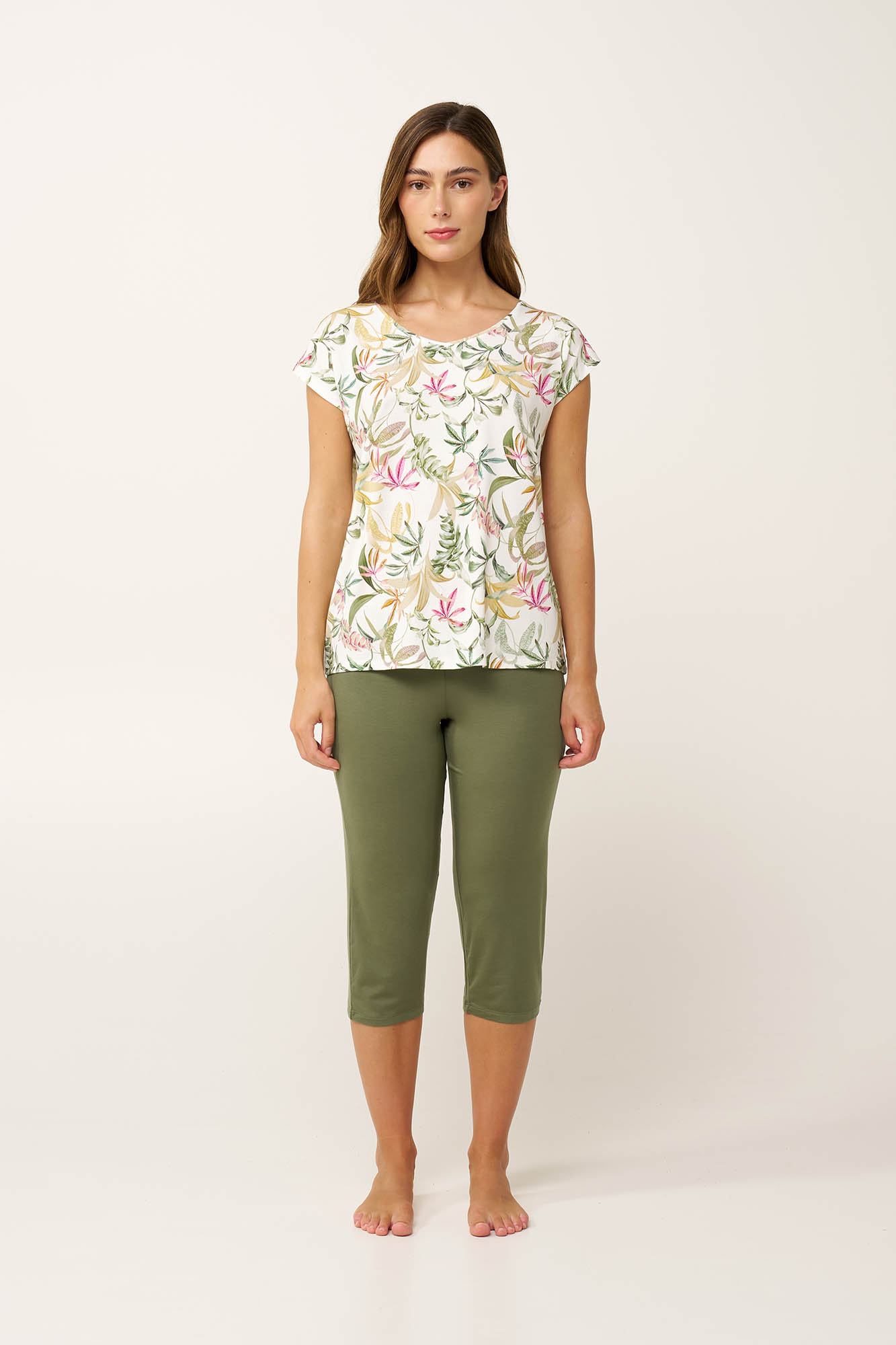 Γυναικεία Micromodal Botanical Πυτζάμα