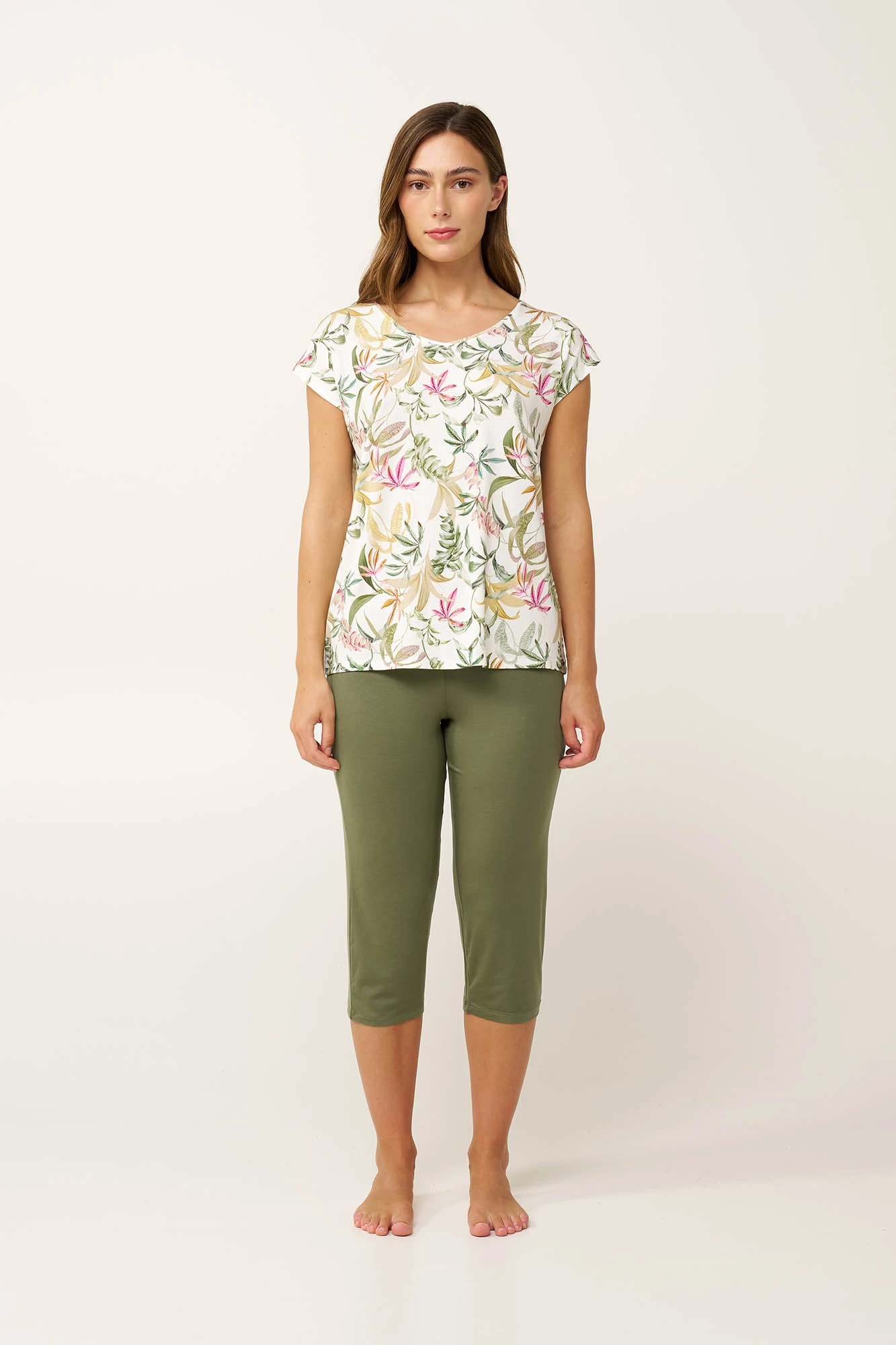 Γυναικεία Micromodal Botanical Πυτζάμα