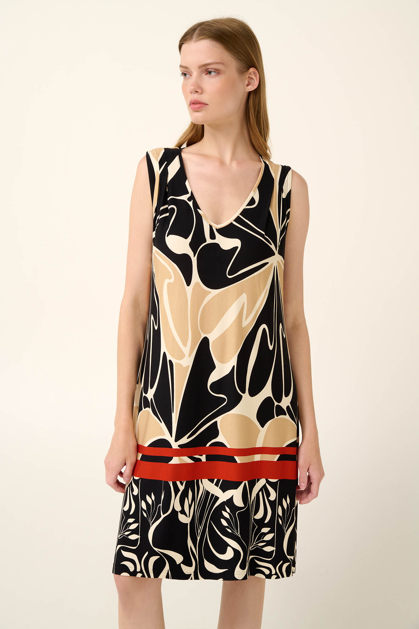 Αμάνικο Καλοκαιρινό Φόρεμα από Viscose