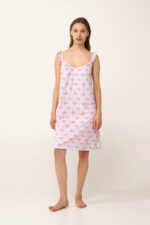 Βαμβακερό Νυχτικό με Τιράντες