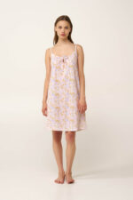 Βαμβακερό Νυχτικό με Τιράντες