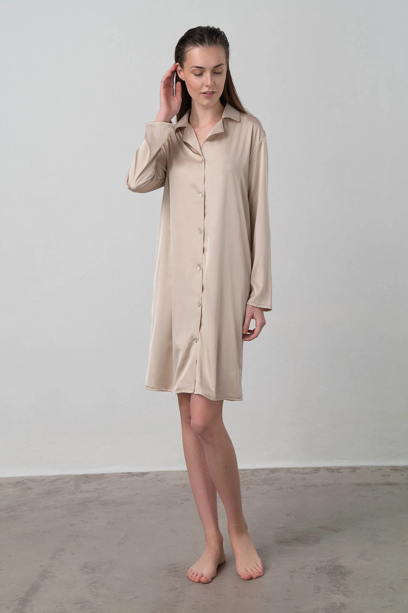 Νυχτικό με Μακρύ Μανίκι