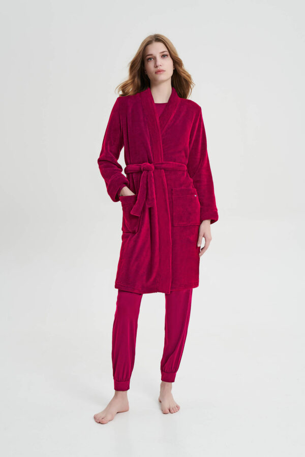 Μονόχρωμη Σταυρωτή Ρόμπα