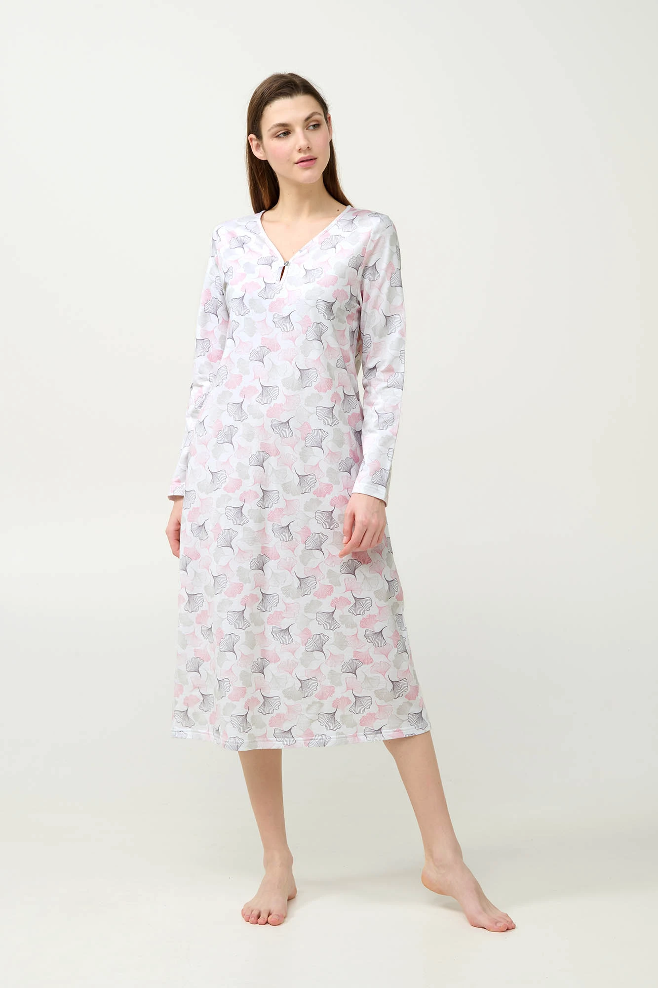 Χειμερινό Βαμβακερό Φούτερ Νυχτικό