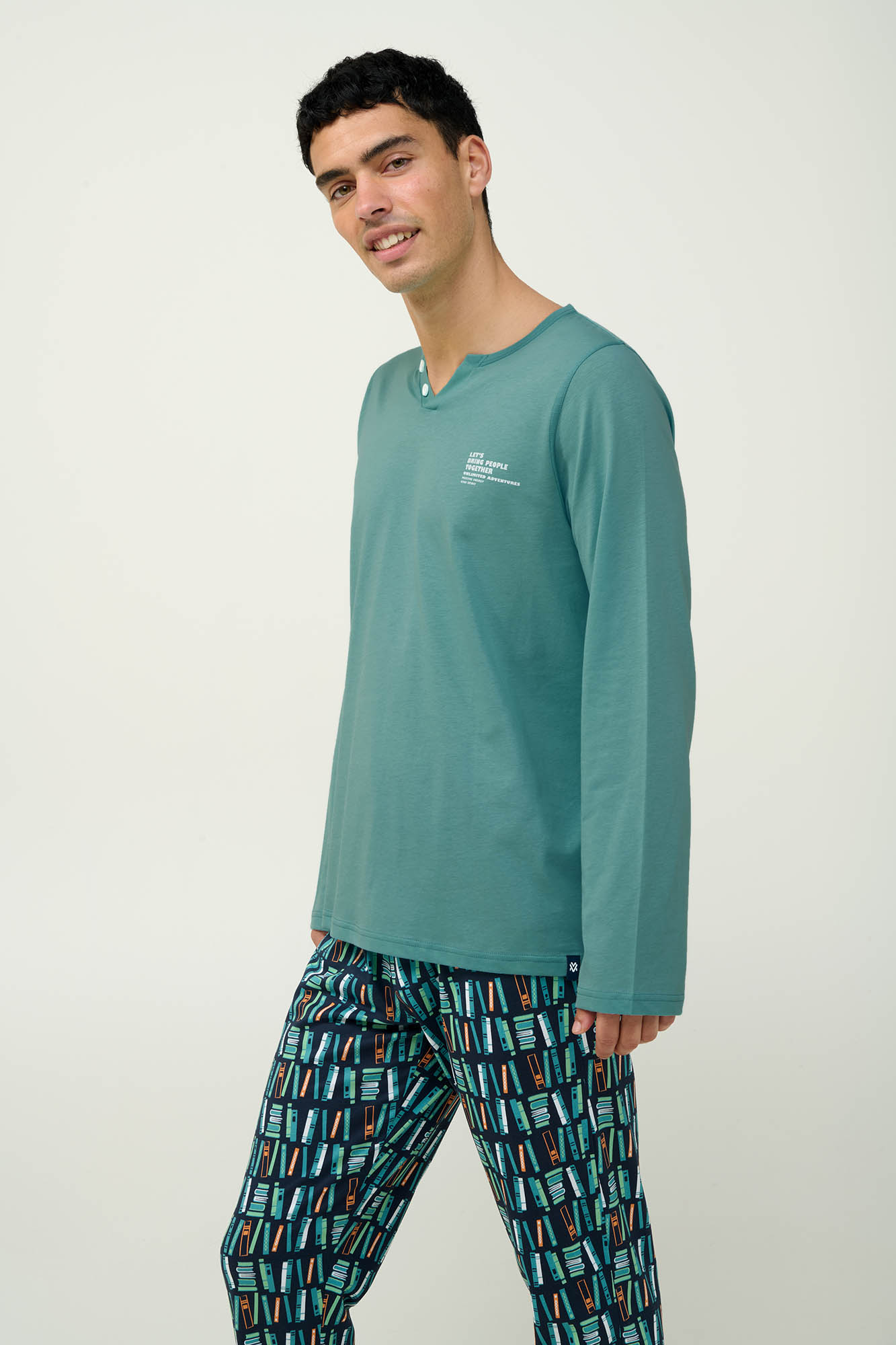 Ανδρική Βαμβακερή Χειμερινή Πυτζάμα