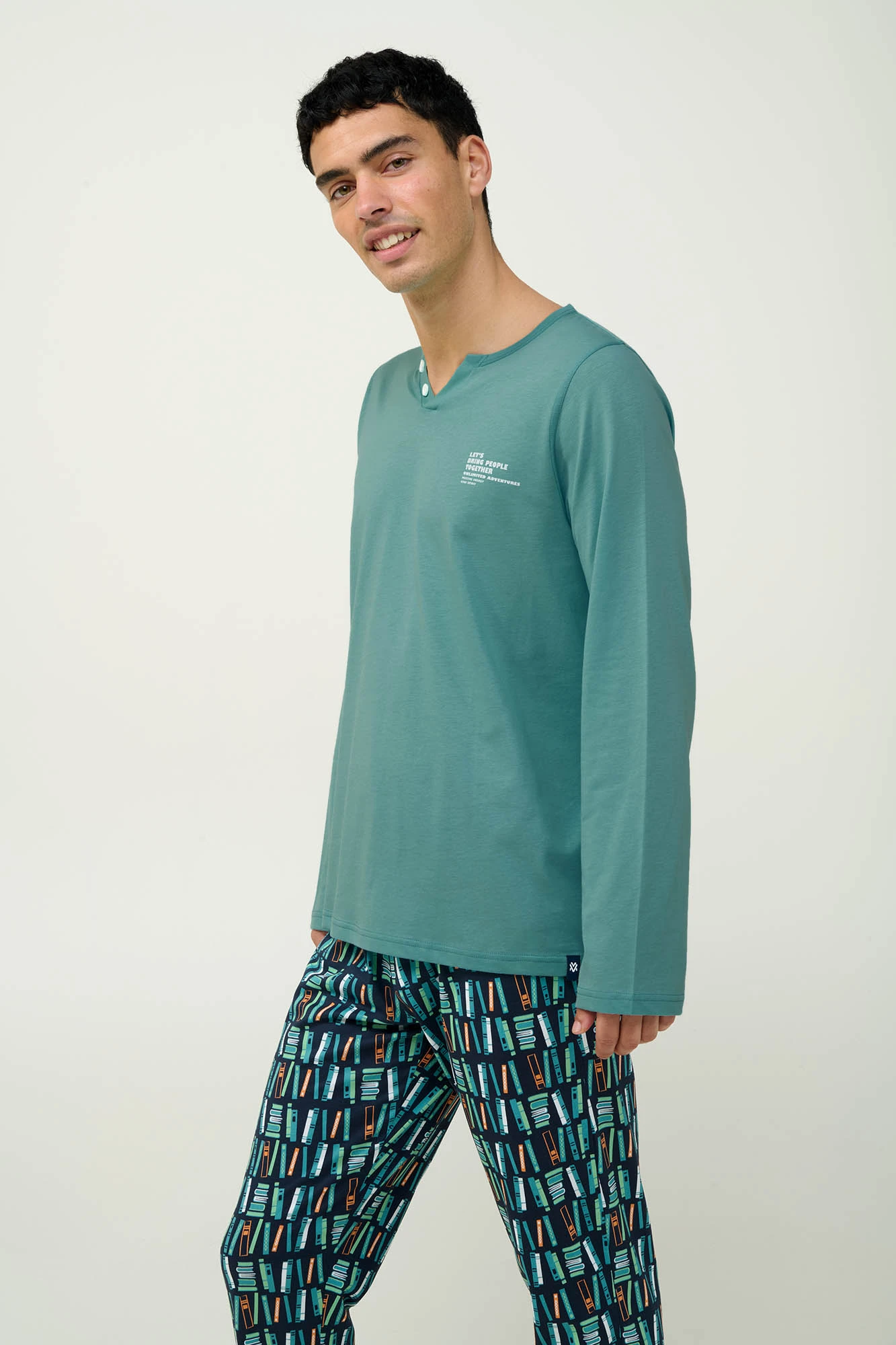 Ανδρική Βαμβακερή Χειμερινή Πυτζάμα