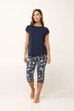 Γυναικεία Micromodal Πυτζάμα Κάπρι Παντελόνι