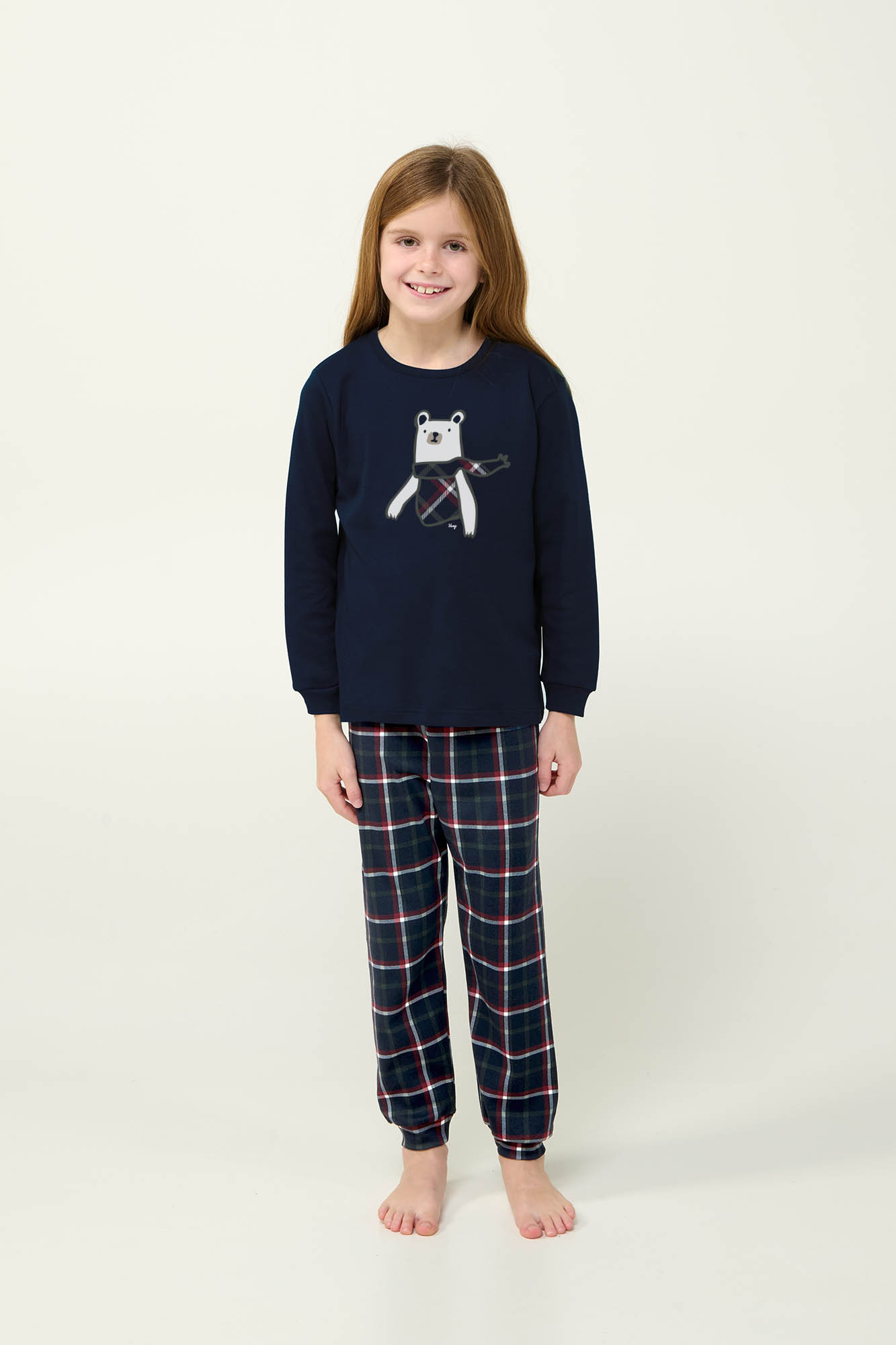 Παιδική Βαμβακερή Πυτζάμα με Μανσέτες