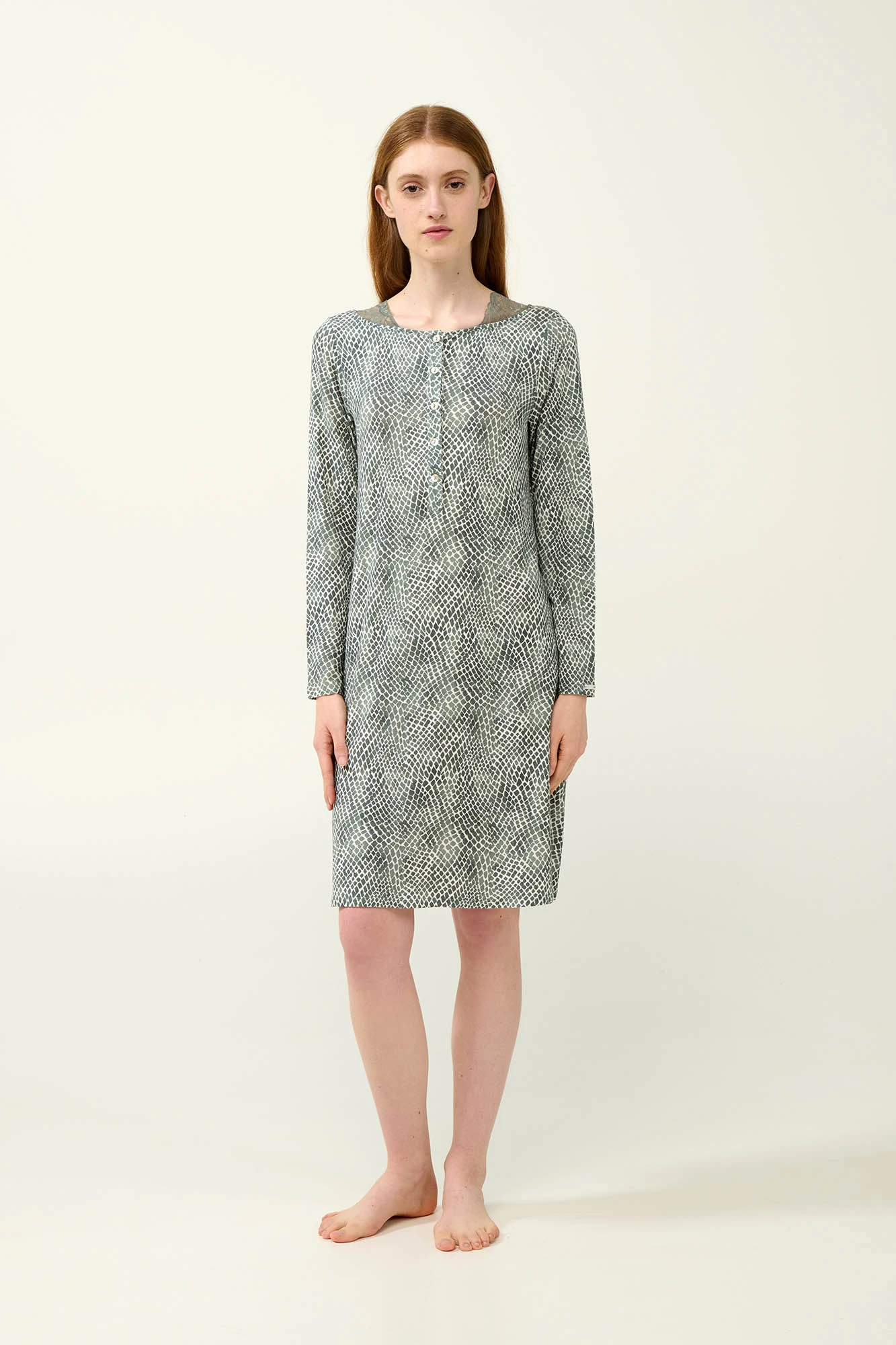 Νυχτικό Micromodal με Δαντέλα & Πατιλέτα