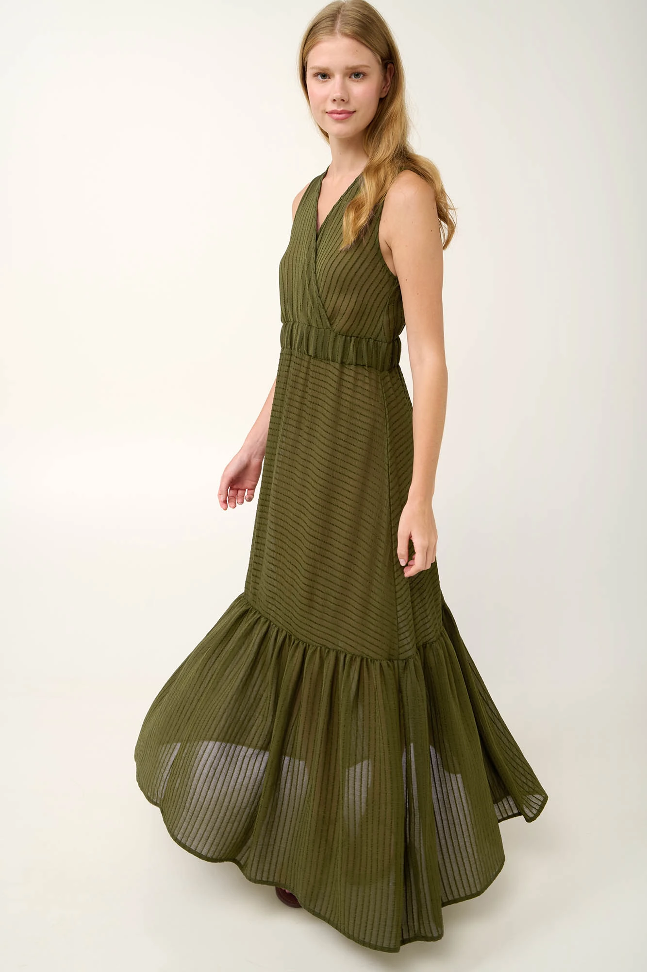 Καλοκαιρινό Maxi Φόρεμα από Ramie