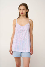 Βαμβακερό Baby Doll με Τιράντες - Image 2