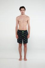 Εμπριμέ Κοντό Παντελόνι