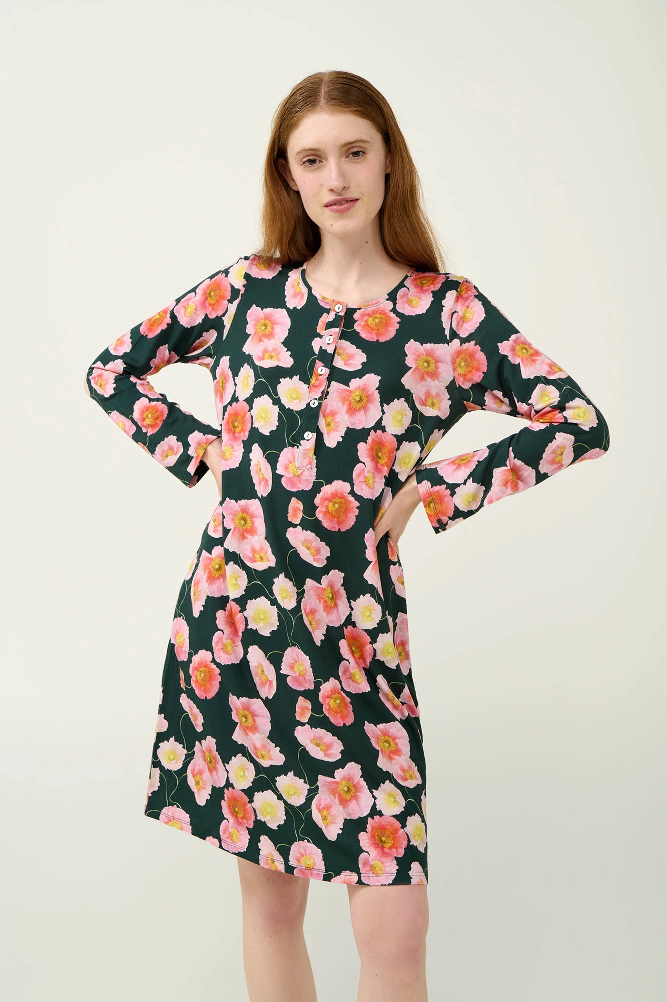 Χειμερινό Micromodal Νυχτικό με Πατιλέτα