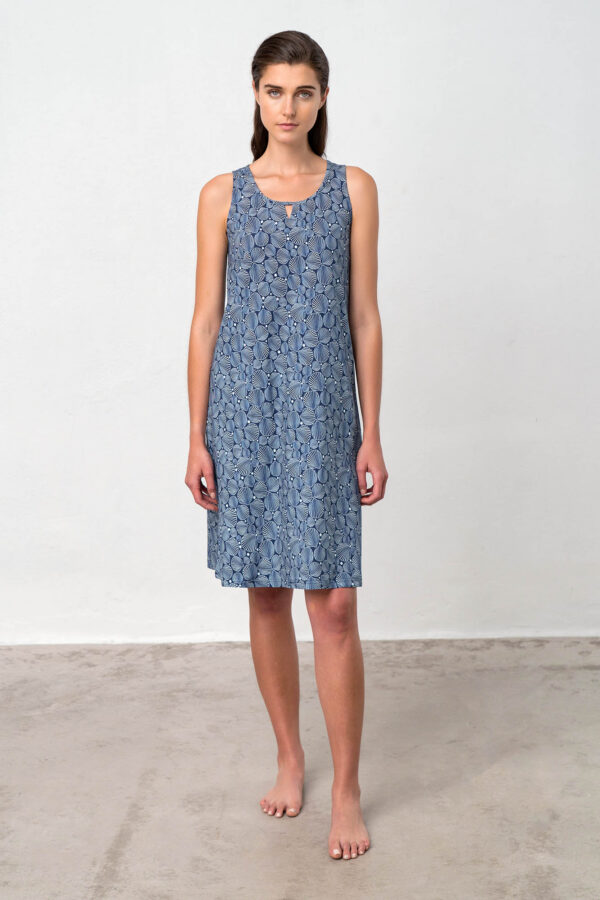 Αμάνικο Εμπριμέ Νυχτικό