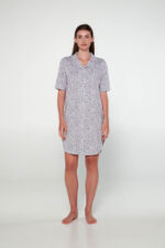 Εμπριμέ Κουμπωτό Νυχτικό