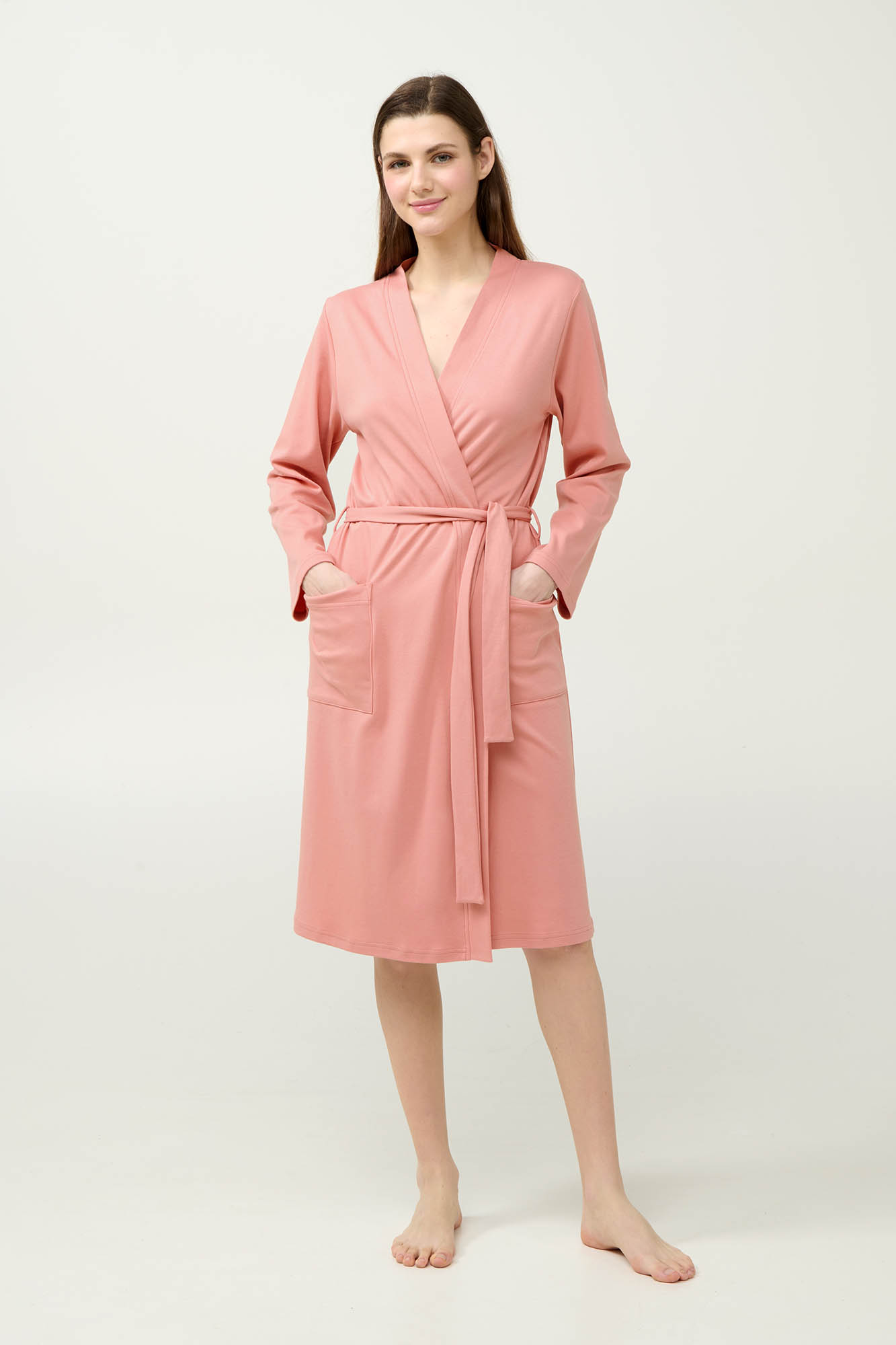 Σταυρωτή Βαμβακερή Γυναικεία Ρόμπα