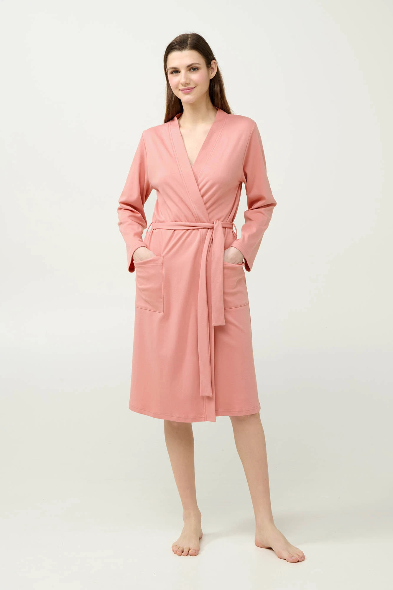 Σταυρωτή Βαμβακερή Γυναικεία Ρόμπα