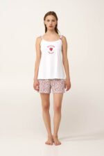 Βαμβακερό Baby Doll με Τιράντες