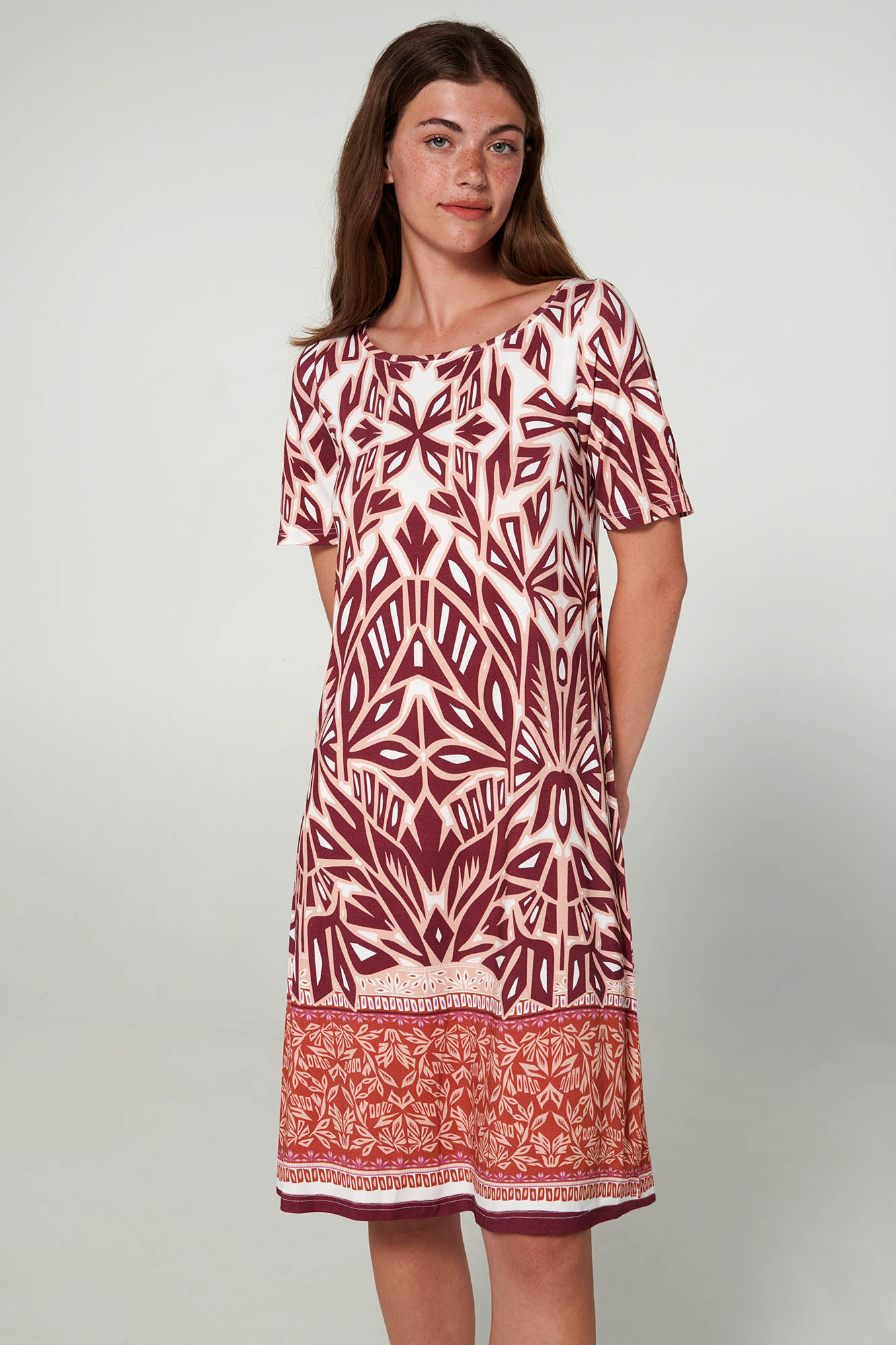 Φόρεμα με Κοντό Μανίκι