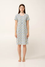 Βαμβακερό Νυχτικό με Πατιλέτα