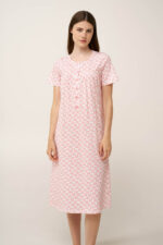 Βαμβακερό Νυχτικό με Πατιλέτα