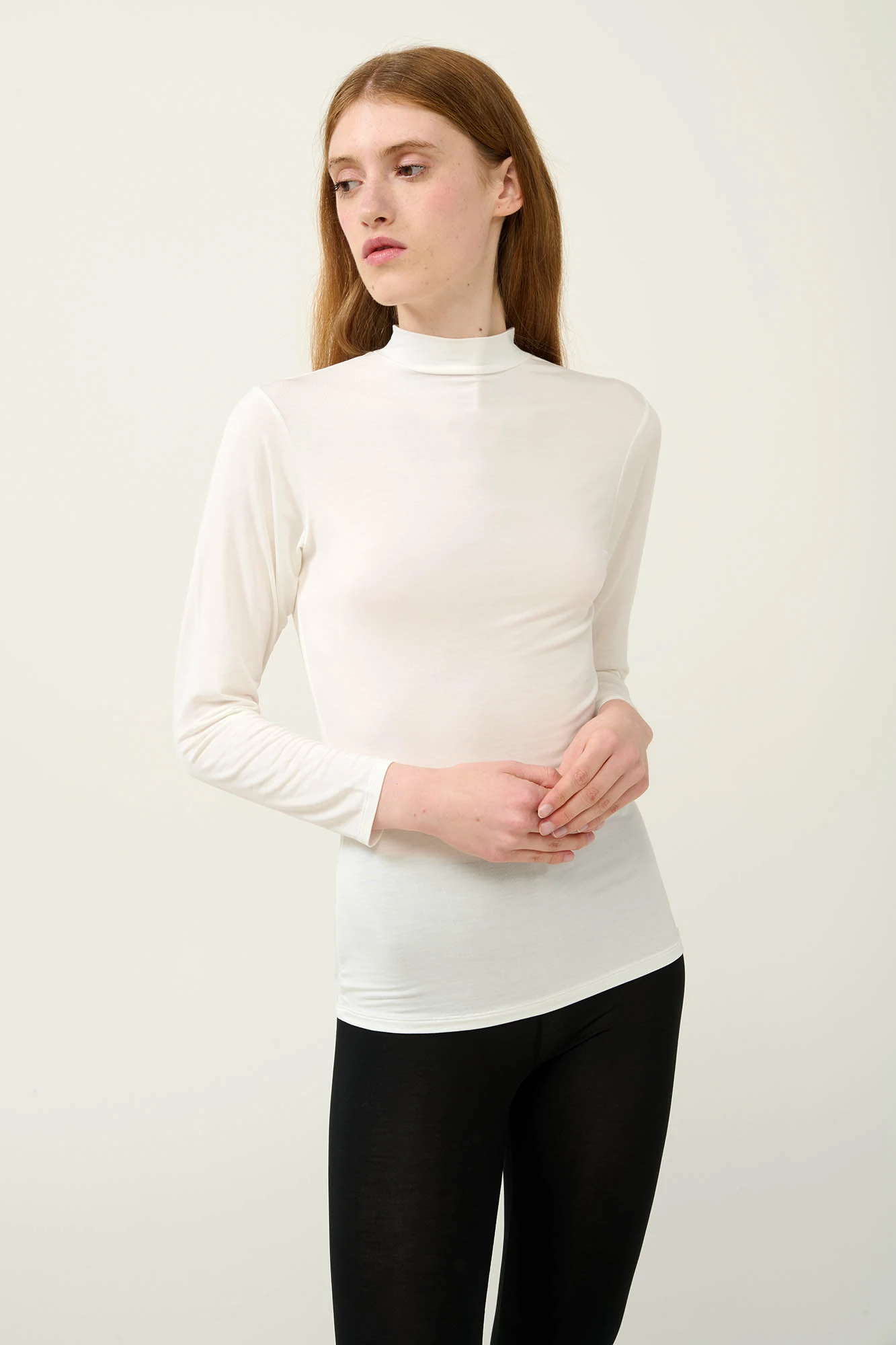 Γυναικείο Φανελάκι με Ψηλή Λαιμόκοψη