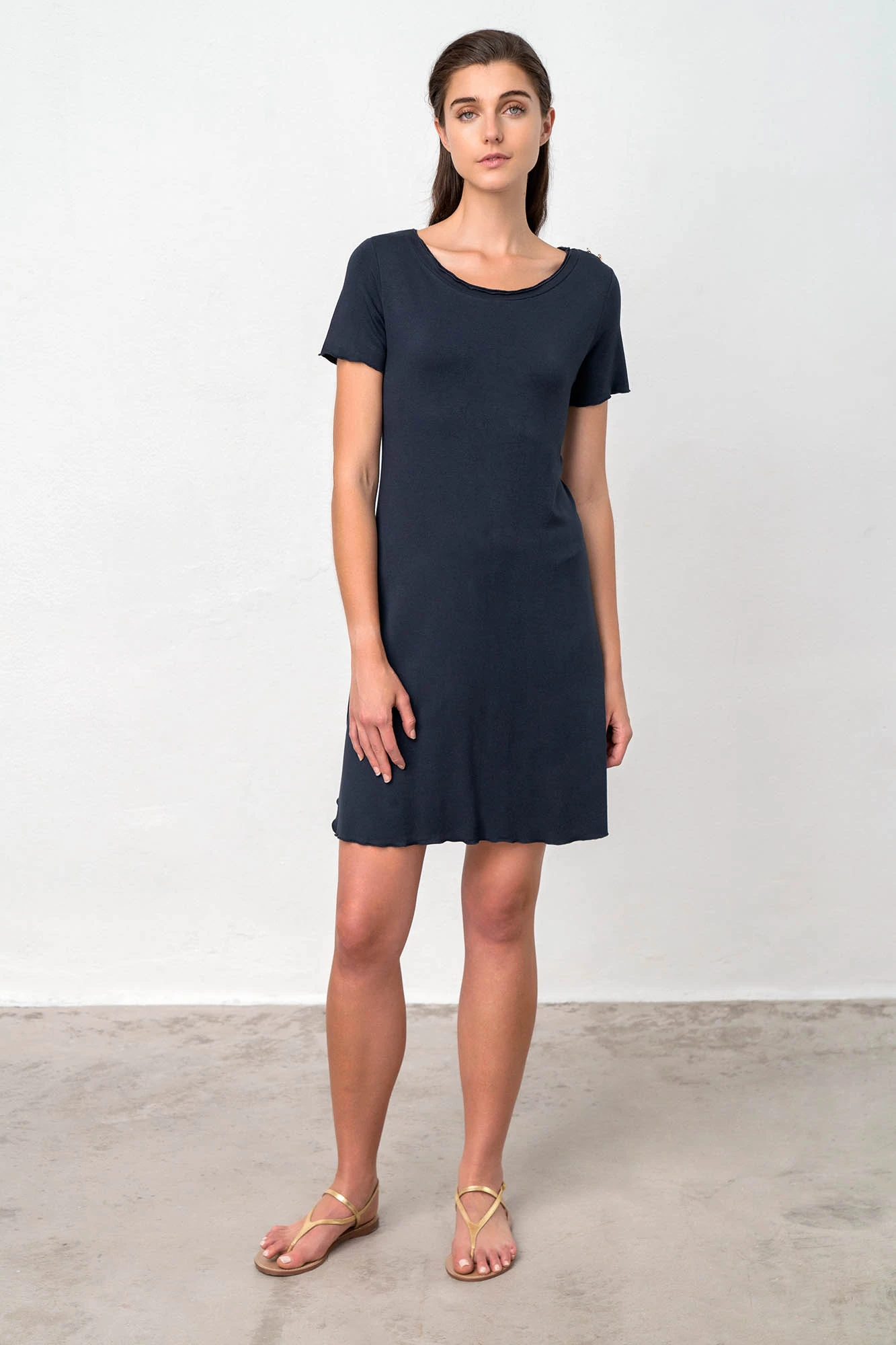 Φόρεμα με Κοντό Μανίκι