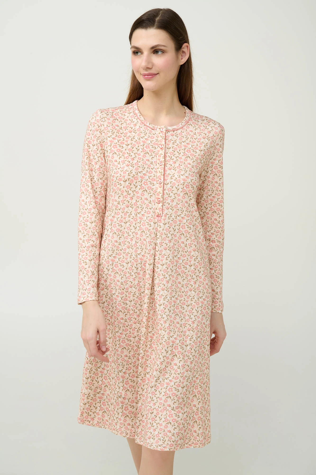 Βαμβακερό Νυχτικό Εγκυμοσύνης και Θηλασμού