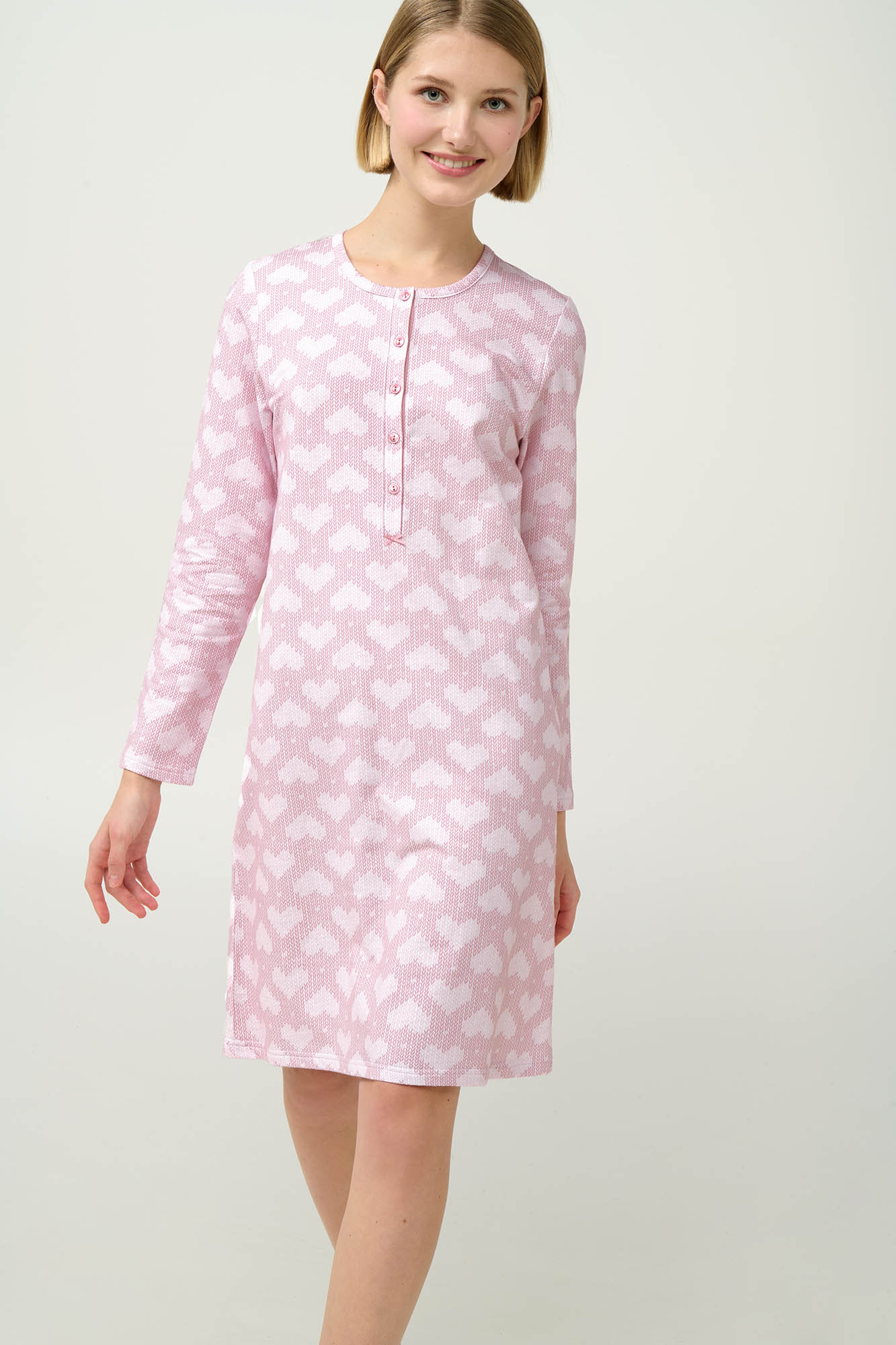 Γυναικείο Νυχτικό Φούτερ με Πατιλέτα