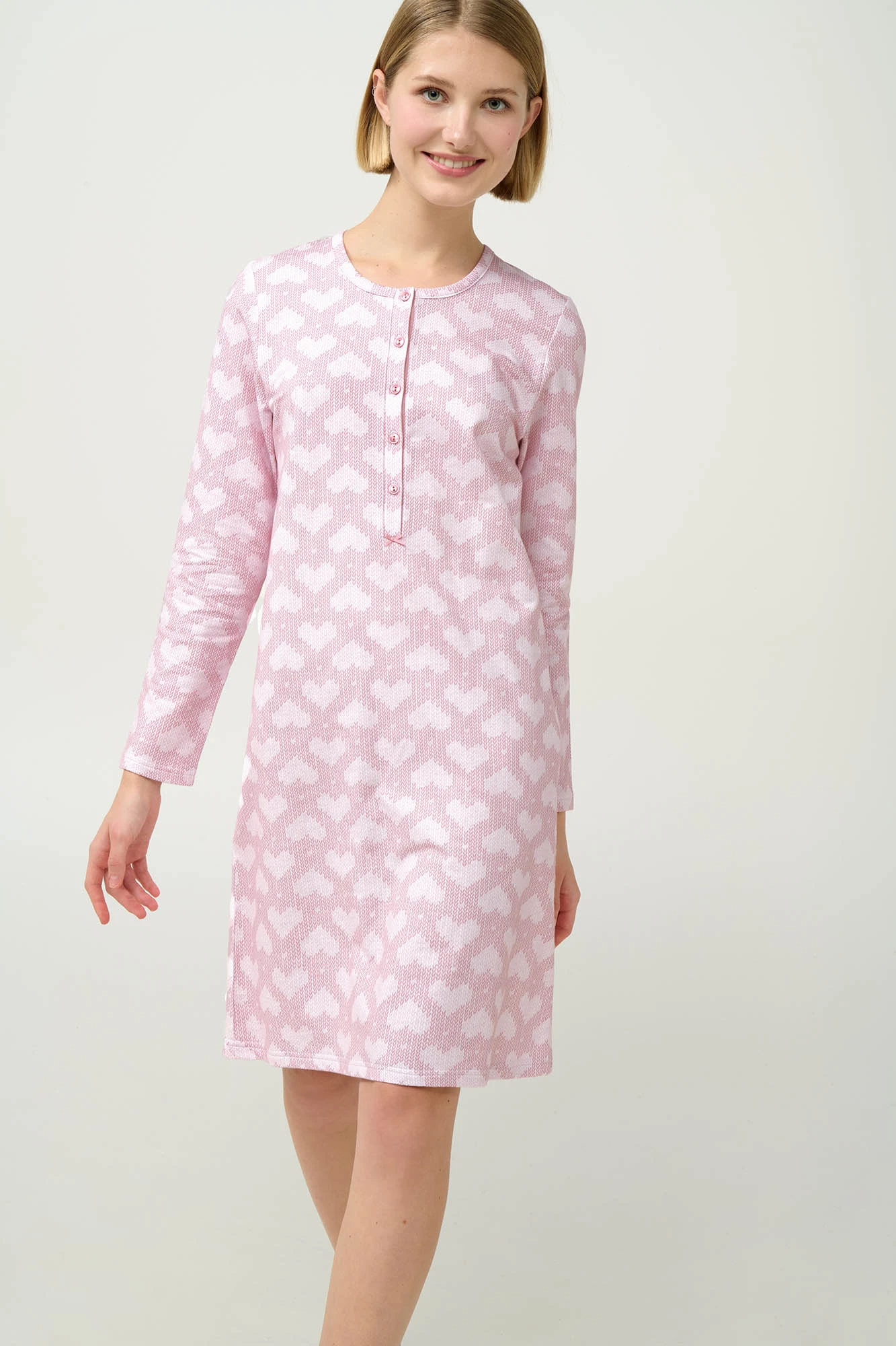 Γυναικείο Νυχτικό Φούτερ με Πατιλέτα